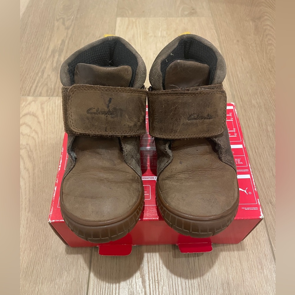 Clarks Kids Brown Boots